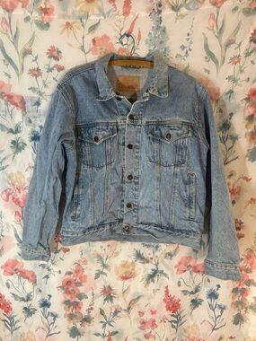 Vintage Classic Light Blue Denim Jacket - Men